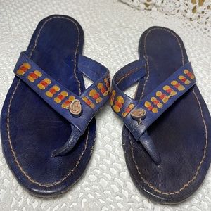 Vintage handcrafted leather aboriginal sandals